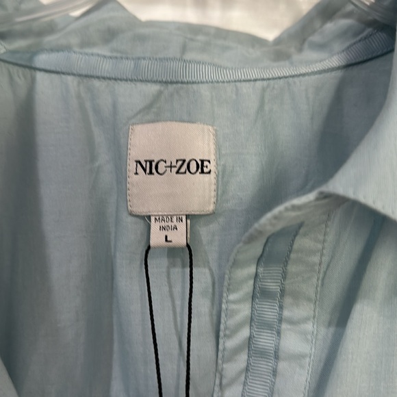 NWT Nic + Zoe Lightweight Button Shirt - Picture 8 of 8